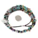 2 Strand Certified Authentic Navajo .925 Sterling Silver Natural Multicolor Stones Native American Necklace 15501-25 2 Strand Certified Authentic Navajo .925 Sterling Silver Natural Multicolor Stones Native American Necklace 15501-25