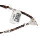 2 Strand Certified Authentic Navajo .925 Sterling Silver Natural Jade and Multicolor Stones Native American Necklace 15501-69