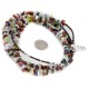 2 Strand Certified Authentic Navajo .925 Sterling Silver Natural Agate and Multicolor Stones Native American Necklace 15315-28 2 Strand Certified Authentic Navajo .925 Sterling Silver Natural Agate and Multicolor Stones Native American Necklace 15315-28