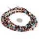 2 Strand Certified Authentic .925 Sterling Silver Navajo Natural Jasper and Multicolor Stones Native American Necklace 16020-83