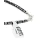 .925 Sterling Silver Certified Authentic Navajo Coral Natural Hematite Native American Necklace 25326 .925 Sterling Silver Certified Authentic Navajo Coral Natural Hematite Native American Necklace 25326