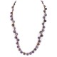 .925 Sterling Silver Certified Authentic Navajo Natural Charoite Heishi Native American Necklace 15211-8 .925 Sterling Silver Certified Authentic Navajo Natural Charoite Heishi Native American Necklace 15211-8