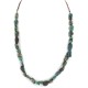 .925 Sterling Silver Certified Authentic Navajo Natural Turquoise Native American Necklace 1579-12 .925 Sterling Silver Certified Authentic Navajo Natural Turquoise Native American Necklace 1579-12