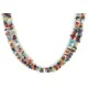 2 Strand Certified Authentic .925 Sterling Silver Navajo Natural Turquoise and Multicolor Stones Native American Necklace 15304-70 2 Strand Certified Authentic .925 Sterling Silver Navajo Natural Turquoise and Multicolor Stones Native American Necklace 15304-70
