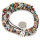 2 Strand Certified Authentic .925 Sterling Silver Navajo Natural Turquoise and Multicolor Stones Native American Necklace 15304-70 2 Strand Certified Authentic .925 Sterling Silver Navajo Natural Turquoise and Multicolor Stones Native American Necklace 15304-70