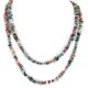 2 Strand Certified Authentic .925 Sterling Silver Navajo Natural Turquoise and Multicolor Stones Native American Necklace 15501-221 2 Strand Certified Authentic .925 Sterling Silver Navajo Natural Turquoise and Multicolor Stones Native American Necklace 15501-221