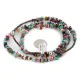 2 Strand Certified Authentic .925 Sterling Silver Navajo Natural Turquoise and Multicolor Stones Native American Necklace 15501-221 2 Strand Certified Authentic .925 Sterling Silver Navajo Natural Turquoise and Multicolor Stones Native American Necklace 15501-221