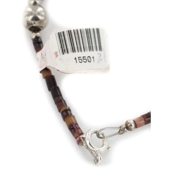 2 Strand Certified Authentic .925 Sterling Silver Navajo Natural Turquoise and Multicolor Stones Native American Necklace 15501-221 2 Strand Certified Authentic .925 Sterling Silver Navajo Natural Turquoise and Multicolor Stones Native American Necklace 15501-221