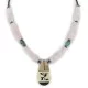 Bird Certified Authentic Navajo .925 Sterling Silver Inlay Natural Turquoise Mother of Pearl Pink Quartz Hematite Native American Necklace 750108-51 Bird Certified Authentic Navajo .925 Sterling Silver Inlay Natural Turquoise Mother of Pearl Pink Quartz Hematite Native American Necklace 750108-51
