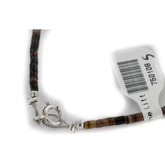 Bird Certified Authentic Navajo .925 Sterling Silver Inlay Natural Turquoise Mother of Pearl Pink Quartz Hematite Native American Necklace 750108-51 Bird Certified Authentic Navajo .925 Sterling Silver Inlay Natural Turquoise Mother of Pearl Pink Quartz Hematite Native American Necklace 750108-51