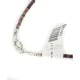 Certified Authentic Navajo .925 Sterling Silver Inlay Natural Turquoise Mother of Pearl Hematite and Quartz Native American Necklace 15810-45