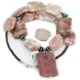 Certified Authentic Navajo .925 Sterling Silver Natural Turquoise Hematite and Jasper Native American Necklace 750122-41 Certified Authentic Navajo .925 Sterling Silver Natural Turquoise Hematite and Jasper Native American Necklace 750122-41