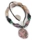 Certified Authentic Navajo .925 Sterling Silver Natural Turquoise Hematite Charoite Agate and Black Onyx Native American Necklace 15868-20 Certified Authentic Navajo .925 Sterling Silver Natural Turquoise Hematite Charoite Agate and Black Onyx Native American Necklace 15868-20