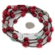 Certified Authentic 3 Strand Navajo .925 Sterling Silver Coral and Natural Turquoise Native American Necklace 15774-3 Certified Authentic 3 Strand Navajo .925 Sterling Silver Coral and Natural Turquoise Native American Necklace 15774-3