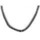 Certified Authentic Navajo .925 Sterling Silver Natural Hematite Native American Necklace 15435