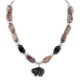 Bear Certified Authentic Navajo .925 Sterling Silver Natural Black Onyx Charoite and Snowflake Obsidian Native American Necklace 15632-41 Bear Certified Authentic Navajo .925 Sterling Silver Natural Black Onyx Charoite and Snowflake Obsidian Native American Necklace 15632-41