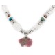 Certified Authentic Bear Navajo .925 Sterling Silver Natural Turquoise Spiny Oyster and Charoite Native American Necklace 15204 Certified Authentic Bear Navajo .925 Sterling Silver Natural Turquoise Spiny Oyster and Charoite Native American Necklace 15204