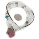 Certified Authentic Bear Navajo .925 Sterling Silver Natural Turquoise Spiny Oyster and Charoite Native American Necklace 15204 Certified Authentic Bear Navajo .925 Sterling Silver Natural Turquoise Spiny Oyster and Charoite Native American Necklace 15204