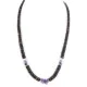 Certified Authentic Navajo .925 Sterling Silver Natural Graduated Heishi and Amethyst Native American Necklace 15151-16 Certified Authentic Navajo .925 Sterling Silver Natural Graduated Heishi and Amethyst Native American Necklace 15151-16