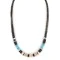 Certified Authentic Navajo .925 Sterling Silver Natural Graduated Heishi and Graduated Melon Shell Native American Necklace  15132-21