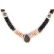 Certified Authentic Navajo .925 Sterling Silver Natural Turquoise Graduated Heishi and Spiny Oyster Native American Necklace 17081-6 Certified Authentic Navajo .925 Sterling Silver Natural Turquoise Graduated Heishi and Spiny Oyster Native American Necklace 17081-6