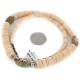 Certified Authentic Navajo .925 Sterling Silver Natural Turquoise Graduated Melon Shell Native American Necklace 15213-7 Certified Authentic Navajo .925 Sterling Silver Natural Turquoise Graduated Melon Shell Native American Necklace 15213-7