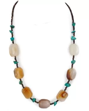 Certified Authentic Navajo .925 Sterling Silver Natural Turquoise Carnelian Native American Necklace 17070-100 Certified Authentic Navajo .925 Sterling Silver Natural Turquoise Carnelian Native American Necklace 17070-100