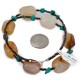 Certified Authentic Navajo .925 Sterling Silver Natural Turquoise Carnelian Native American Necklace 17070-100 Certified Authentic Navajo .925 Sterling Silver Natural Turquoise Carnelian Native American Necklace 17070-100