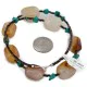 Certified Authentic Navajo .925 Sterling Silver Natural Turquoise Carnelian Native American Necklace 17070-100 Certified Authentic Navajo .925 Sterling Silver Natural Turquoise Carnelian Native American Necklace 17070-100