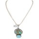 Handmade .925 Sterling Silver Natural Turquoise and Turquoise Native American Necklace 24478-1