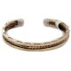 Navajo Feather Handmade Certified Authentic Pure Copper Brass Native American Bracelet 13008-4 Navajo Feather Handmade Certified Authentic Pure Copper Brass Native American Bracelet 13008-4