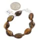 Certified Authentic Navajo .925 Sterling Silver Natural Tigers Eye Native American Bracelet 13038-19 Certified Authentic Navajo .925 Sterling Silver Natural Tigers Eye Native American Bracelet 13038-19