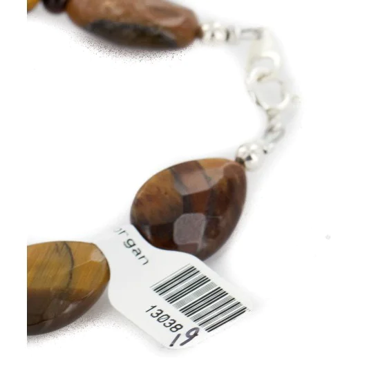 Certified Authentic Navajo .925 Sterling Silver Natural Tigers Eye Native American Bracelet 13038-19 Certified Authentic Navajo .925 Sterling Silver Natural Tigers Eye Native American Bracelet 13038-19