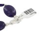 Certified Authentic Navajo Nickel Natural Purple Charoite Native American Bracelet 13039-16