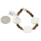 Certified Authentic Navajo .925 Sterling Silver Natural Tigers Eye Mother of Pearl Native American Bracelet 13038-18 Certified Authentic Navajo .925 Sterling Silver Natural Tigers Eye Mother of Pearl Native American Bracelet 13038-18