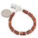 Certified Authentic Nickel Navajo Natural Goldstone Native American Bracelet  13043-1