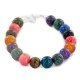 Certified Authentic Navajo .925 Sterling Silver Natural Carnelian Tigers Eye Amethyst Jade Native American Bracelet 13038-21 Certified Authentic Navajo .925 Sterling Silver Natural Carnelian Tigers Eye Amethyst Jade Native American Bracelet 13038-21