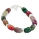 Certified Authentic Navajo .925 Sterling Silver Natural Multicolor Stones Native American Bracelet 13038-20 Certified Authentic Navajo .925 Sterling Silver Natural Multicolor Stones Native American Bracelet 13038-20