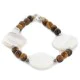 Certified Authentic Navajo .925 Sterling Silver Natural Tigers Eye Mother of Pearl Native American Bracelet 13038-18 Certified Authentic Navajo .925 Sterling Silver Natural Tigers Eye Mother of Pearl Native American Bracelet 13038-18