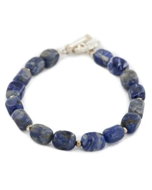Certified Authentic Nickel Navajo Natural Lapis Native American Bracelet 13039-11 Certified Authentic Nickel Navajo Natural Lapis Native American Bracelet 13039-11
