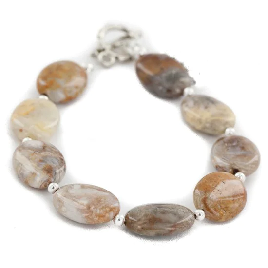 Nickel Certified Authentic Navajo Natural Jasper Native American Bracelet 13043-5 Nickel Certified Authentic Navajo Natural Jasper Native American Bracelet 13043-5