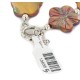 Flower Certified Authentic Navajo Nickel Shell Native American Bracelet 13035-5