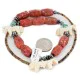 Horse Certified Authentic Navajo .925 Sterling Silver Bone Natural Turquoise Coral Hematite Native American Necklace 17090 Horse Certified Authentic Navajo .925 Sterling Silver Bone Natural Turquoise Coral Hematite Native American Necklace 17090