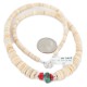 Certified Authentic Navajo .925 Sterling Silver Natural Graduated Melon Shell Turquoise Coral Native American Necklace 7501014-1 Certified Authentic Navajo .925 Sterling Silver Natural Graduated Melon Shell Turquoise Coral Native American Necklace 7501014-1