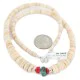 Certified Authentic Navajo .925 Sterling Silver Natural Graduated Melon Shell Turquoise Coral Native American Necklace 7501014-1 Certified Authentic Navajo .925 Sterling Silver Natural Graduated Melon Shell Turquoise Coral Native American Necklace 7501014-1
