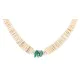 Certified Authentic Navajo .925 Sterling Silver Natural Graduated Melon Shell Turquoise Native American Necklace 7501014-2 Certified Authentic Navajo .925 Sterling Silver Natural Graduated Melon Shell Turquoise Native American Necklace 7501014-2