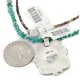 .925 Sterling Silver Certified Authentic Navajo Turquoise Coral Native American Necklace 14764-4-15360 .925 Sterling Silver Certified Authentic Navajo Turquoise Coral Native American Necklace 14764-4-15360