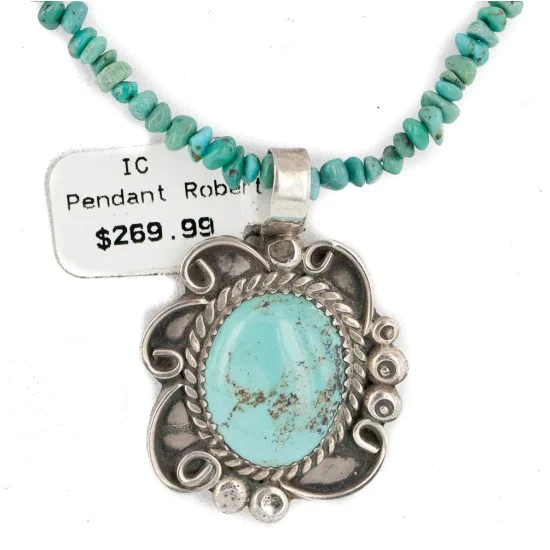.925 Sterling Silver Certified Authentic Navajo Turquoise Coral Native American Necklace 14764-4-15360 .925 Sterling Silver Certified Authentic Navajo Turquoise Coral Native American Necklace 14764-4-15360