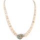 Certified Authentic .925 Sterling Silver Navajo Natural Graduated Melon Shell and Turquoise Native American Necklace 7501013-3 Certified Authentic .925 Sterling Silver Navajo Natural Graduated Melon Shell and Turquoise Native American Necklace 7501013-3