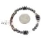 Navajo Natural Hematite Heishi Adjustable Wrap Bracelet NB160131221959 Navajo Natural Hematite Heishi Adjustable Wrap Bracelet NB160131221959